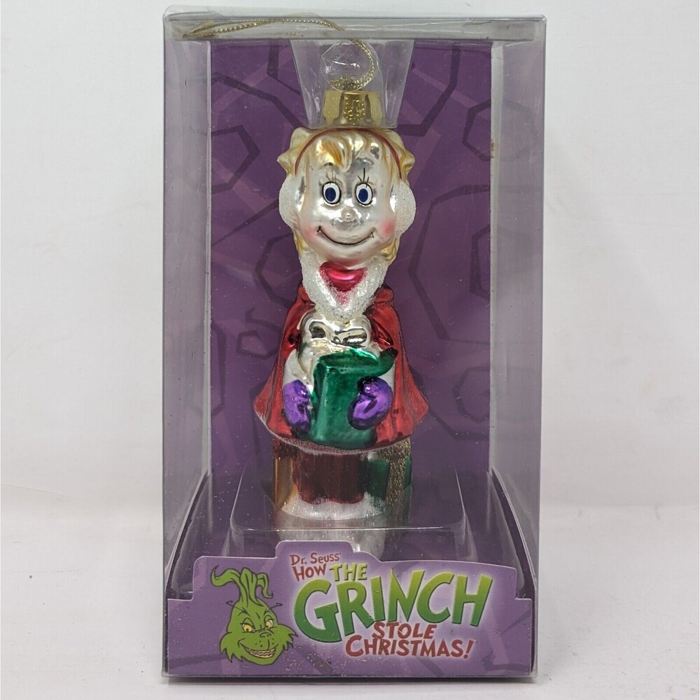 2004 Cindy Lou Who Glass Ornament from How the Grinch Stole Christmas Brass Key